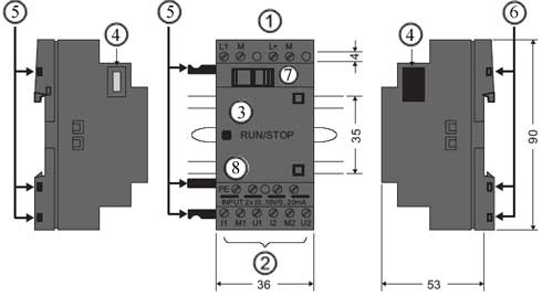 Устройство модуля LOGO!AM2 PT100
